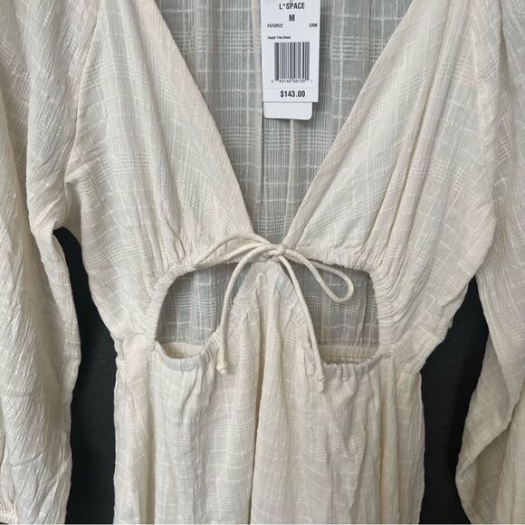 L Space Feelin' Fine Dress Cream Medium - Picture 5 of 14